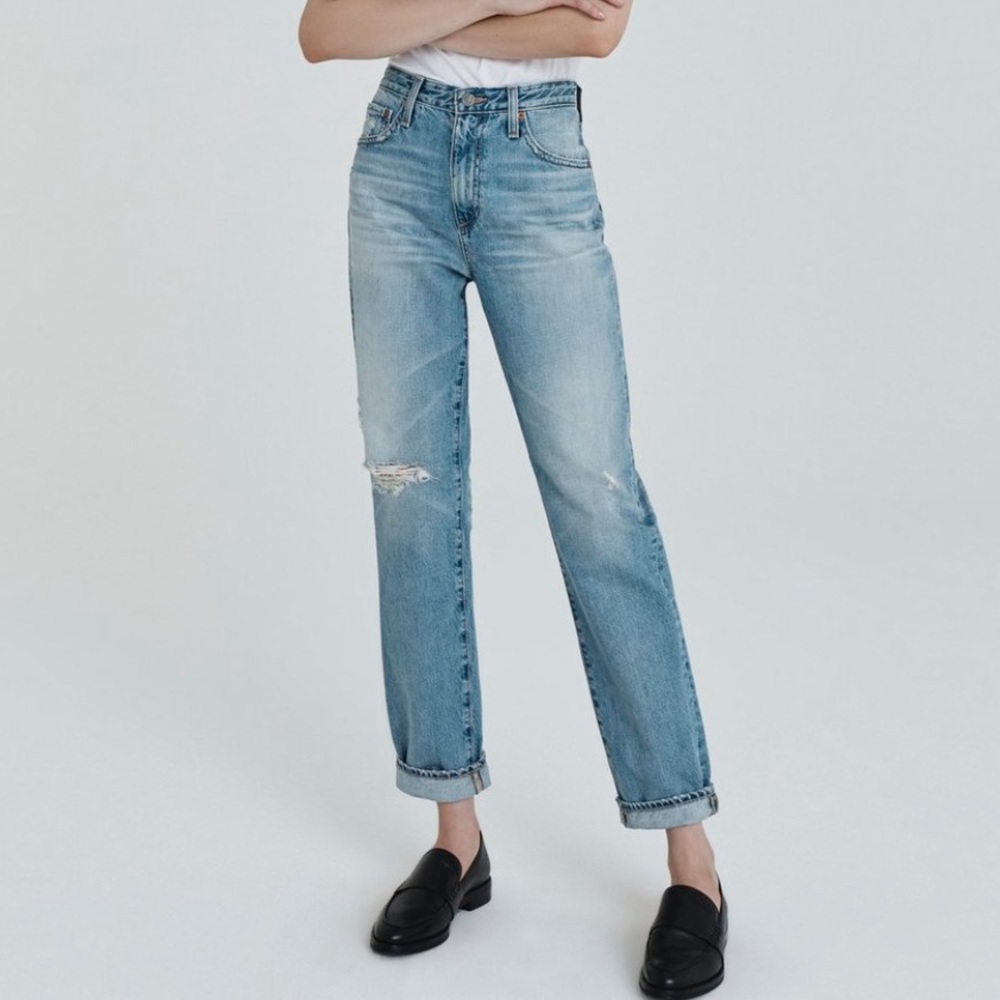AG Jeans - Phoebe Extended High Rise Straight Leg